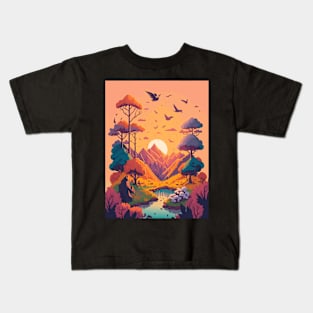 Nature Landscape Kids T-Shirt